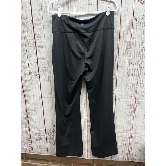 Zelos Curvy Lounge Pants XL Black Stretchy Pull-On Style Wide Leg - Picture 2 of 10